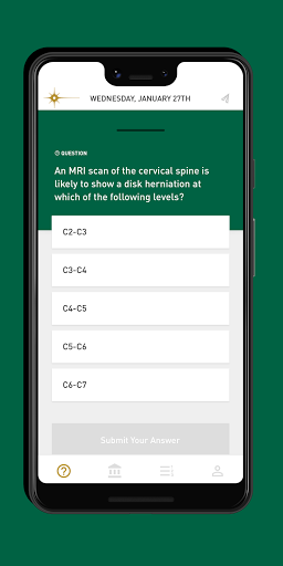 Neurology Question of the Day Screen 2