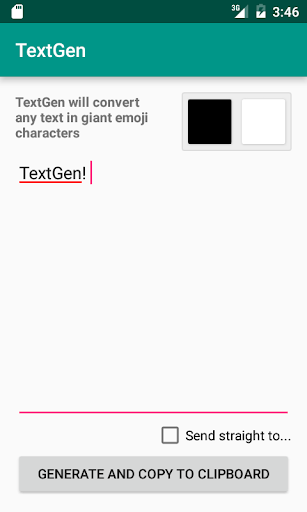 Android application TextGen screenshort