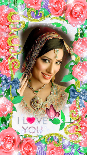 Android application Lovely Flower Photo Frame screenshort