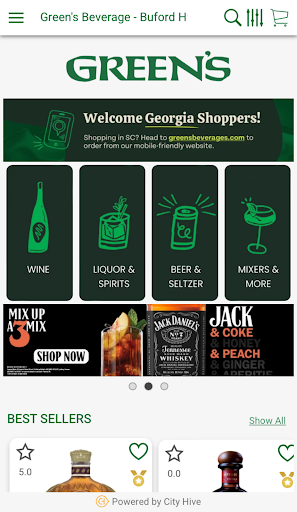 Greens Beverages Atlanta Screen 3