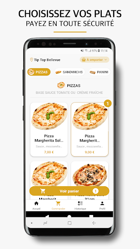 Android application TipTop Bellevue screenshort