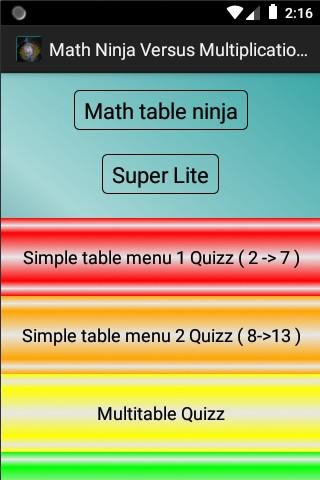 Math Ninja Vs Multiplication S Screen 2