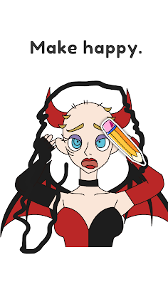 Draw Happy Devil : Puzzle Game - Screenshot 2