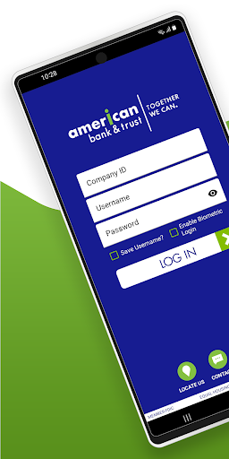 Android application American Bank & Trust Co. Biz screenshort