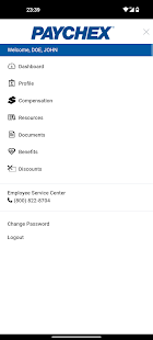Paychex Oasis Employee Connect Screenshot