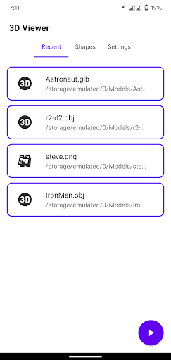 Anteprima dell'app