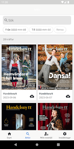 Handelsnytt Screen 2