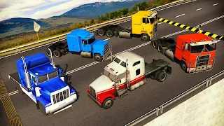 Chained Trucks against Ramp - Screenshot 3