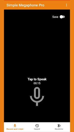 Android application Simple Megaphone Pro screenshort