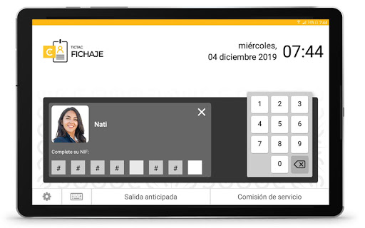 TICTAC FICHAJE Screen 3