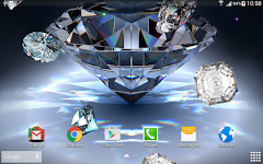 screenshot of Diamonds Live Wallpaper