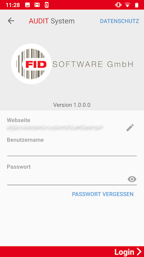 Android application AUDIT System screenshort