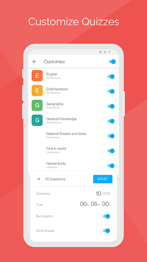 Quiz - Multiplayer, GK, Facts Screen 2