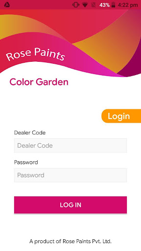 Rose Color Garden Screen 2