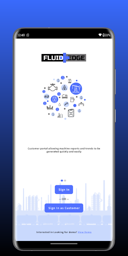 Android application FluidEdge screenshort