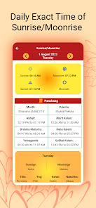 Captura de Pantalla 4 Hindi Calendar Panchang 2023 android