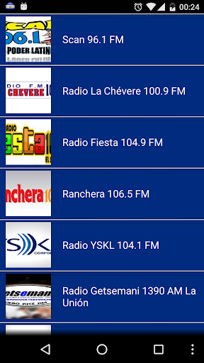 Android application Radio El Salvador screenshort