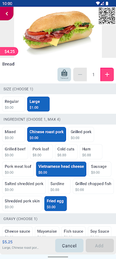 AZCPOS Restaurant Screen 3