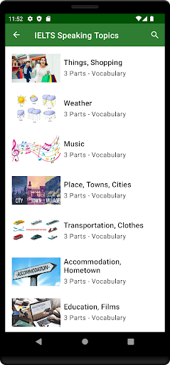 Screenshot of IELTS Speaking - IELTS Test