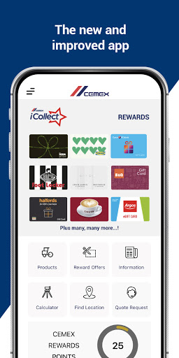 Android application CEMEX iCollect screenshort