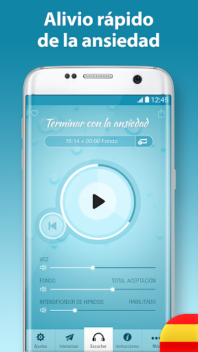 Android application Termine con la ansiedad screenshort