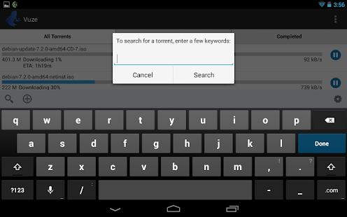 Vuze Torrent Downloader Screenshot