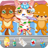 Pet hospital doctor icon