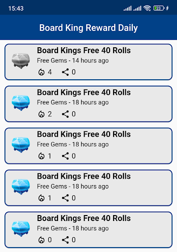 Board King Reward Daily