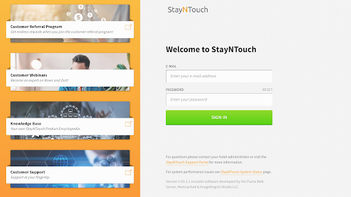 Android application stayntouch : PMS & KIOSK screenshort