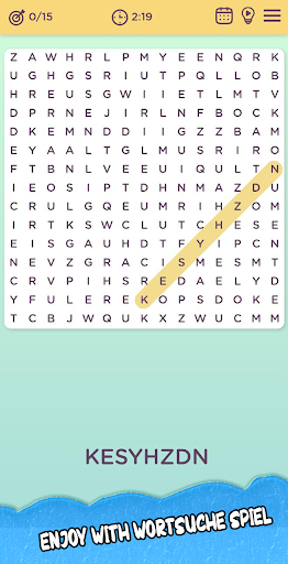 Wortsuche Spiel - Deutsch