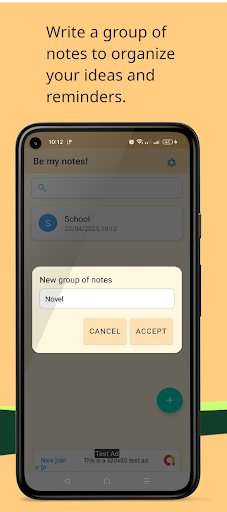 Be my notes, organize all