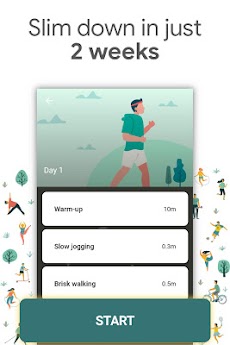 ジョギング  アプリ: 体重減少のための 距離測定のおすすめ画像3