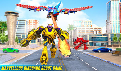 Flying Dino Transform Robot: Dinosaur Robot Games screenshots 12