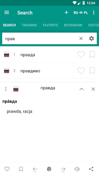 Russian-polish dictionary banner