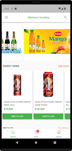 Android application BD Online Store screenshort