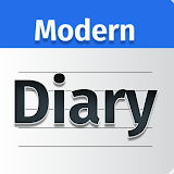 Diary With Lock, Password + icon