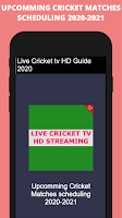 Live Cricket Tv : HD Streaming 2020 Guide APK 스크린샷 이미지 #4