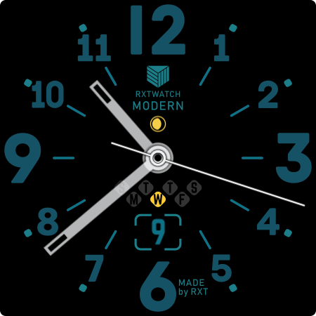 IWF001 Modern watch face screenshot 28