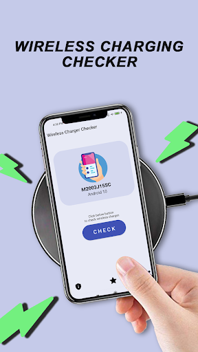 Android application Wireless charging checker screenshort