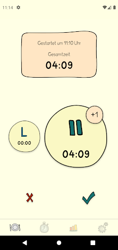 NursingTimer Screen 2