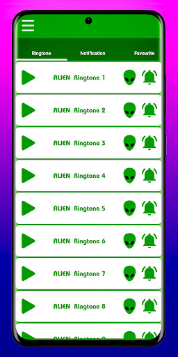 Alien Ringtone Screen 2