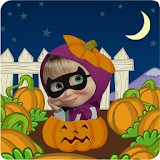 Masha and Halloween icon