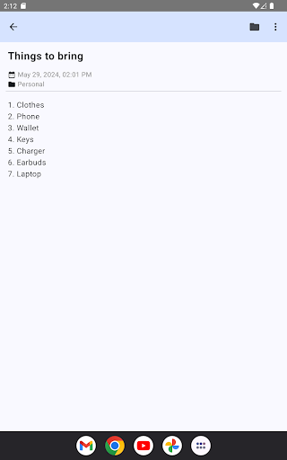 Cc Notes - Simple Notepad