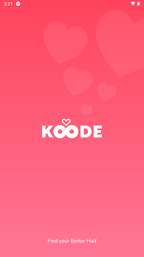 Android application Koode - Find your Better Half screenshort