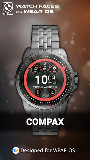Android application Compax Watch Face screenshort