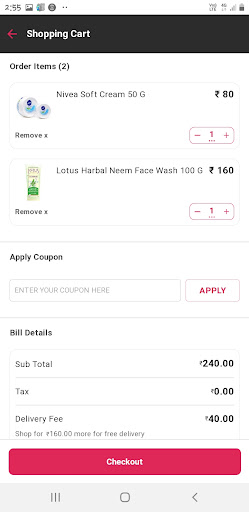 Easy Shop Screen 3