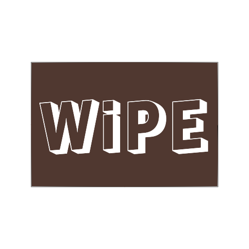 WiPE, camera wipe on video.  Icon