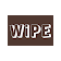 WiPE, putting camera wipe on your video. icon