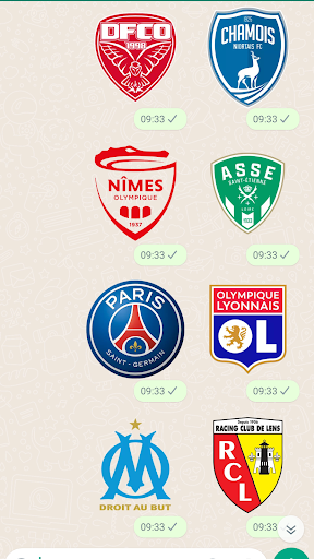 French Football Stickers Screen 3