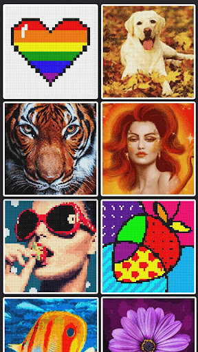 Cross Stitch: Color by Number  screenshots 1